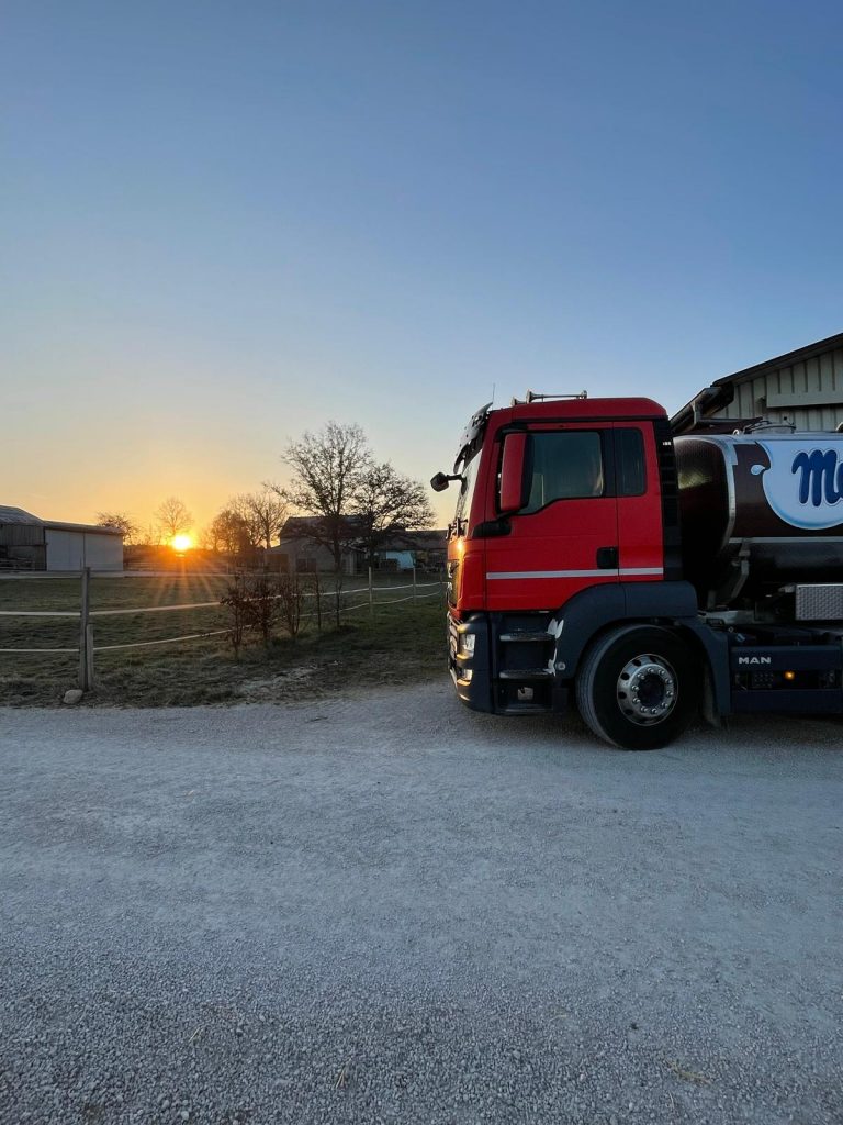 MAN Milchsammelfahrzeug der Firma Golder Transporte